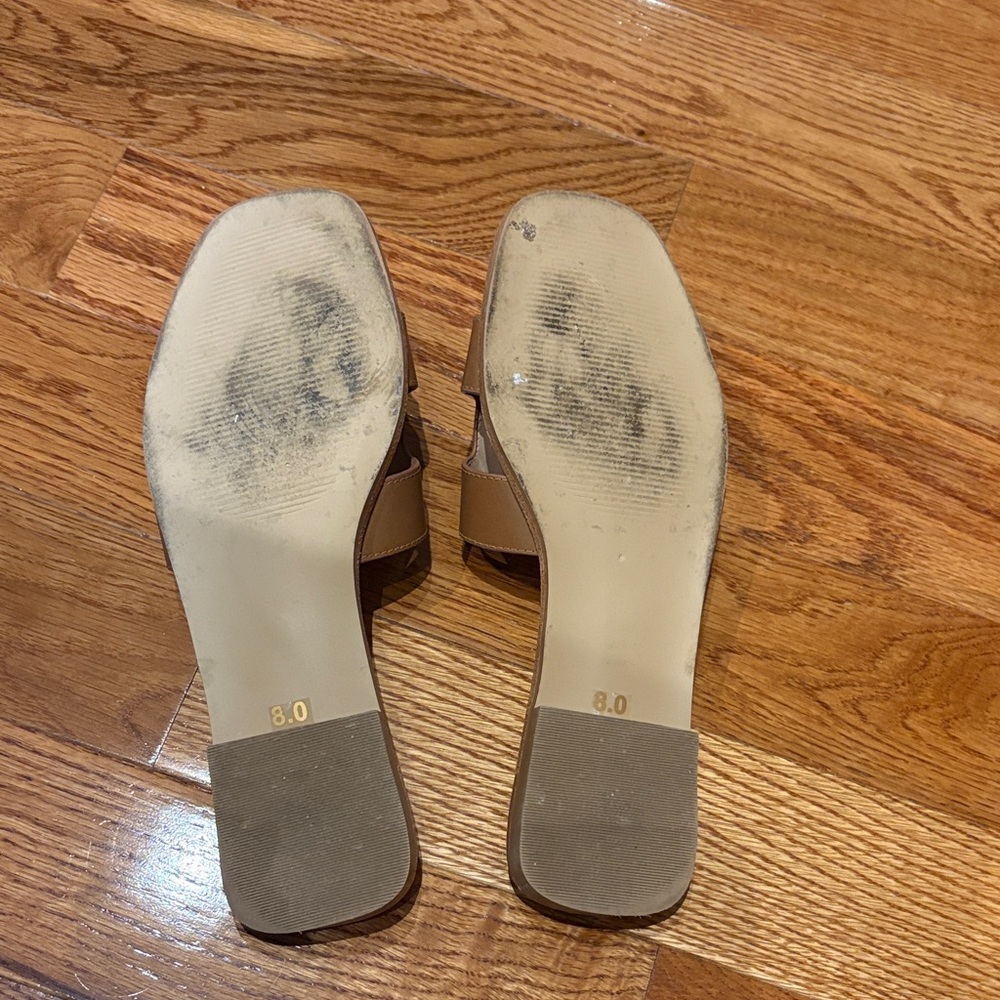 Steve Madden Brown Slide Sandals for Women Sz. 8 - Picture 2 of 3